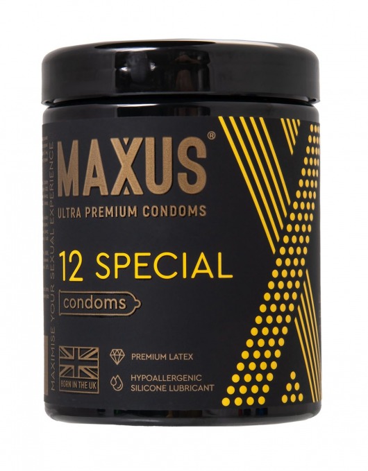 Презервативы с точками и рёбрами MAXUS Special - 12 шт. - Maxus - купить с доставкой в Черкесске