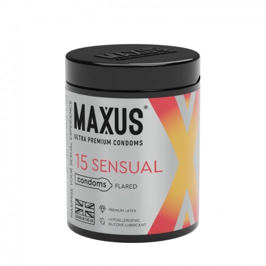 Анатомические презервативы MAXUS Sensual - 15 шт. - Maxus - купить с доставкой в Черкесске