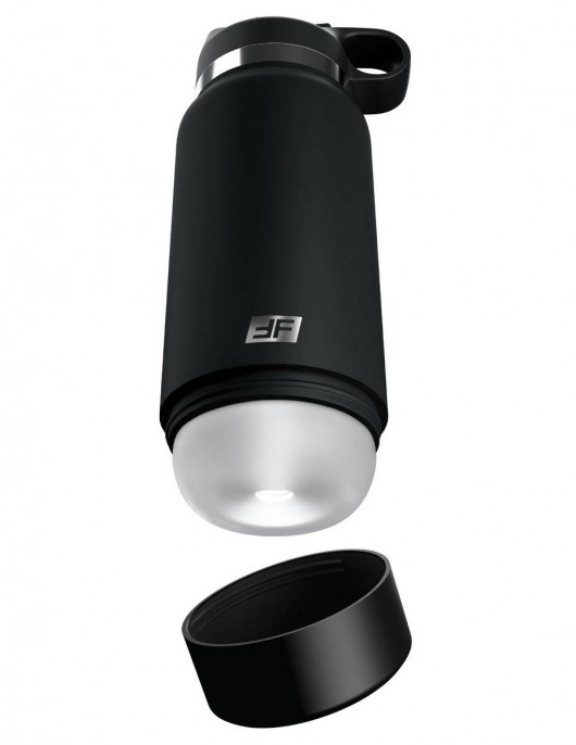 Черный мастурбатор в виде бутылки Fap Flask - Pipedream - в Черкесске купить с доставкой