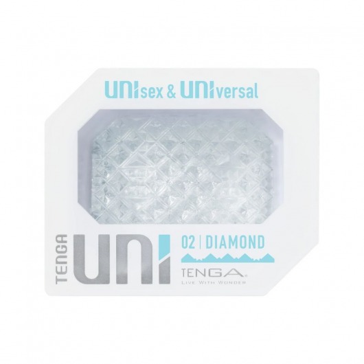 Прозрачный мастурбатор-стимулятор Tenga Uni Diamond - Tenga - в Черкесске купить с доставкой
