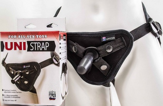 Универсальные трусики Harness UNI strap с корсетом - LOVETOY (А-Полимер) - купить с доставкой в Черкесске
