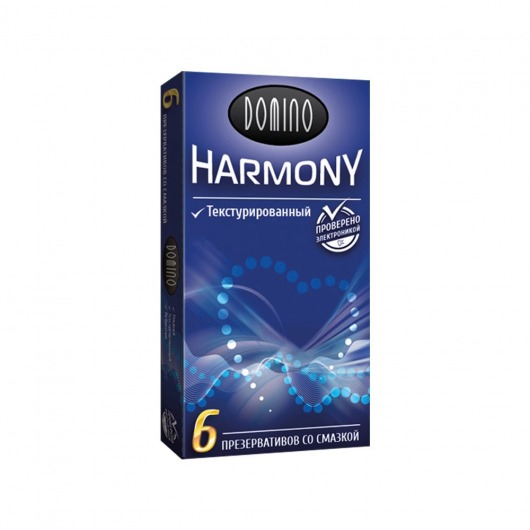 Текстурированные презервативы Domino Harmony - 6 шт. - Domino - купить с доставкой в Черкесске