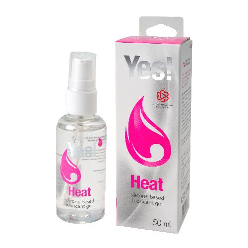 Возбуждающая силиконовая вагинальная смазка Yes Heat - 50 мл. - Sitabella - купить с доставкой в Черкесске