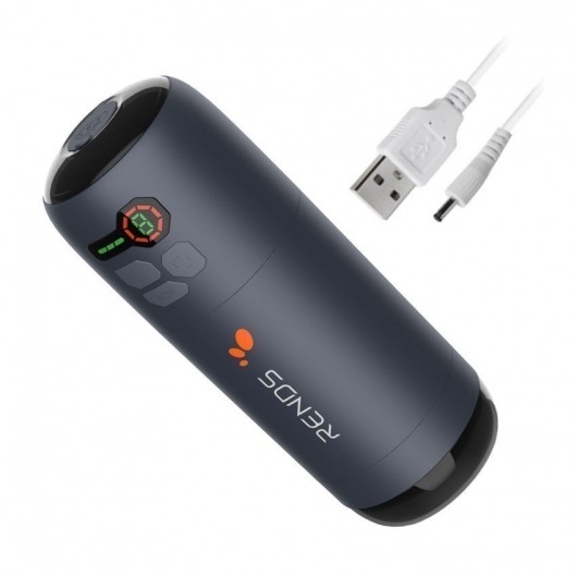 Черный вибромастурбатор Back To The Future - Rends - в Черкесске купить с доставкой