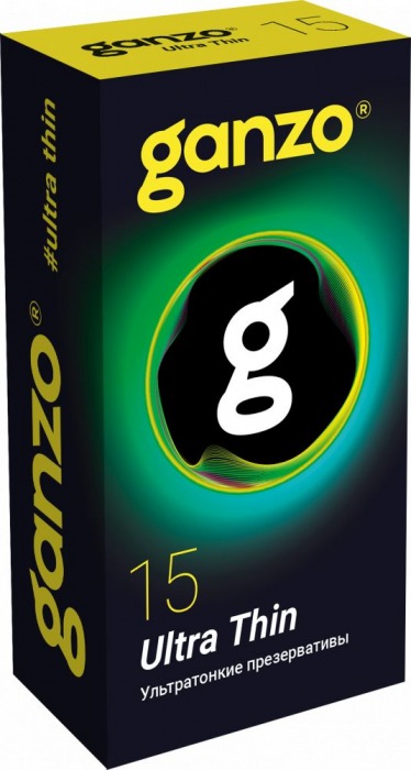Прозрачные ультратонкие презервативы Ganzo Ultra thin - 15 шт. - Ganzo - купить с доставкой в Черкесске