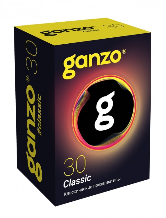 Классические презервативы с обильной смазкой Ganzo Classic - 30 шт. - Ganzo - купить с доставкой в Черкесске