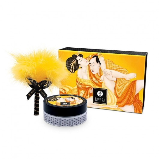 Массажная пудра с ароматом манго Luscious Mango - Shunga - купить с доставкой в Черкесске