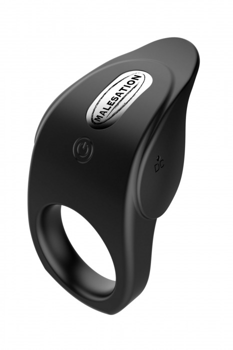 Черное эрекционное виброкольцо Vibro Lust Ring - MALESATION - в Черкесске купить с доставкой