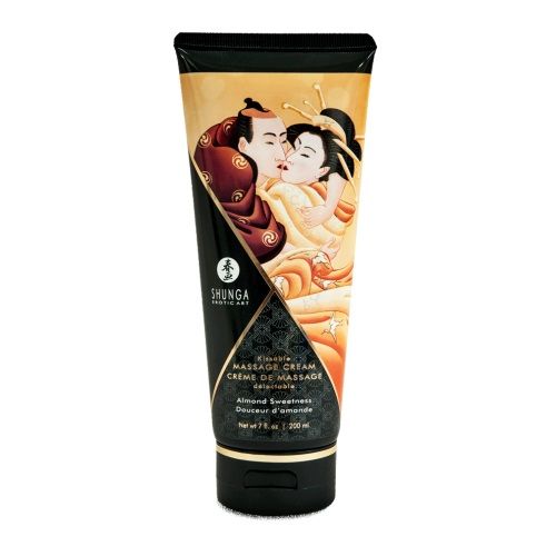 Массажный крем для тела с ароматом миндаля Almond Sweetness - 200 мл. - Shunga - купить с доставкой в Черкесске