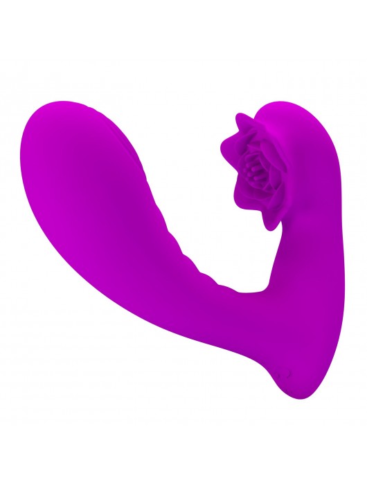 Лиловый вибратор Nadal для двойной стимуляции - Baile