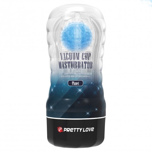 Прозрачный текстурированный мастурбатор Vacuum Cup Masturbator Planet - Baile - в Черкесске купить с доставкой