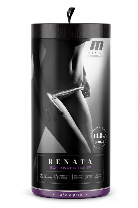 Маструбатор-вагина с вибрацией Soft   Wet Renata Realistic Tan Masturbator - Blush Novelties - в Черкесске купить с доставкой