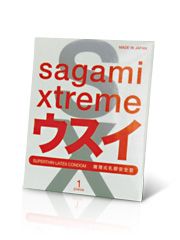 Ультратонкий презерватив Sagami Xtreme SUPERTHIN - 1 шт. - Sagami - купить с доставкой в Черкесске