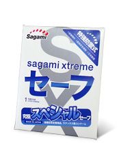 Презерватив Sagami Xtreme Ultrasafe с двойным количеством смазки - 1 шт. - Sagami - купить с доставкой в Черкесске