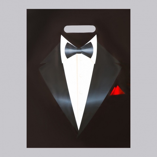 Пакет «Смокинг» полиэтиленовый с вырубной ручкой (30х40 см) - UPAK LAND - купить с доставкой в Черкесске