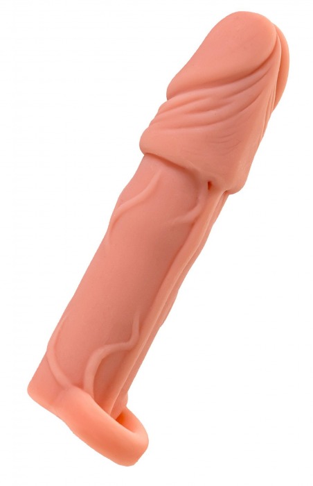 Телесная удлиняющая насадка с подхватом - 16 см. - ToyFa - в Черкесске купить с доставкой