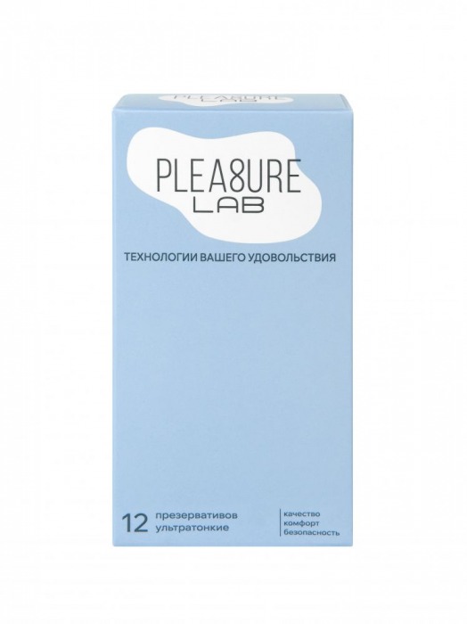 Ультратонкие презервативы Pleasure Lab - 12 шт. - Pleasure Lab - купить с доставкой в Черкесске