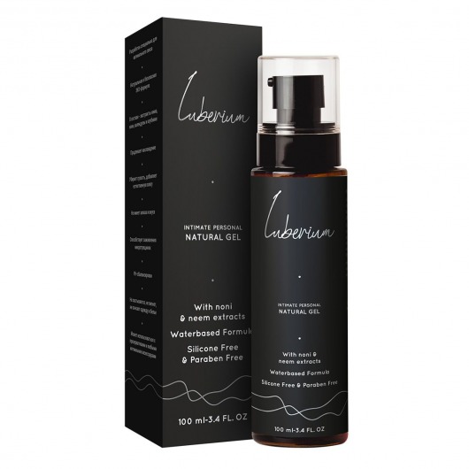 Интимный гель на водной основе с экстрактами нони и нима Luberium Natural Gel - 100 мл. - Luberium - купить с доставкой в Черкесске