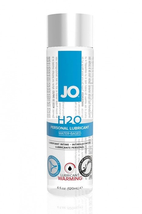 Возбуждающий лубрикант на водной основе JO Personal Lubricant H2O Warming - 120 мл. - System JO - купить с доставкой в Черкесске