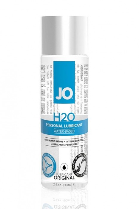 Нейтральный лубрикант на водной основе JO Personal Lubricant H2O - 60 мл. - System JO - купить с доставкой в Черкесске