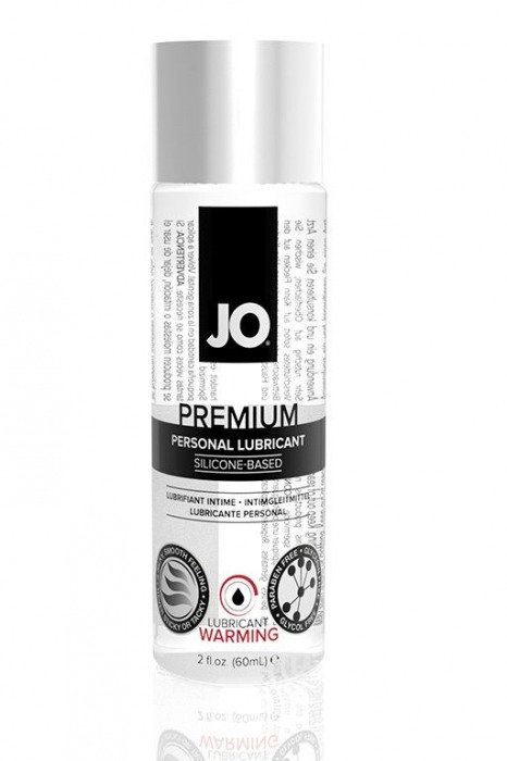 Возбуждающий лубрикант на силиконовой основе JO Personal Premium Lubricant  Warming - 60 мл. - System JO - купить с доставкой в Черкесске