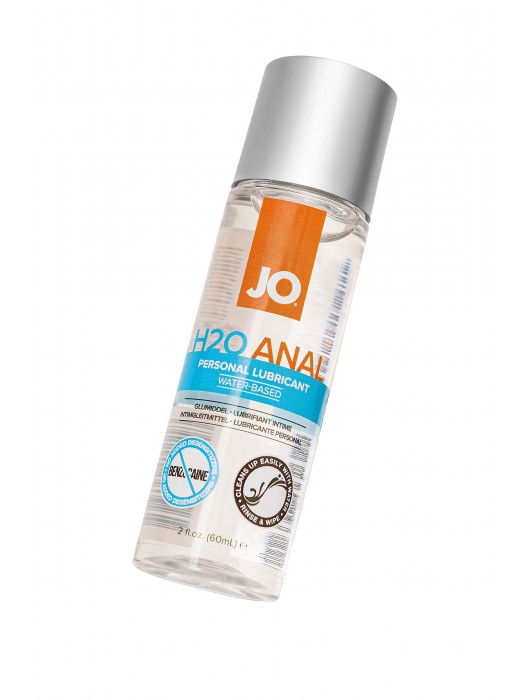 Анальный лубрикант на водной основе JO Anal H2O - 60 мл. - System JO - купить с доставкой в Черкесске
