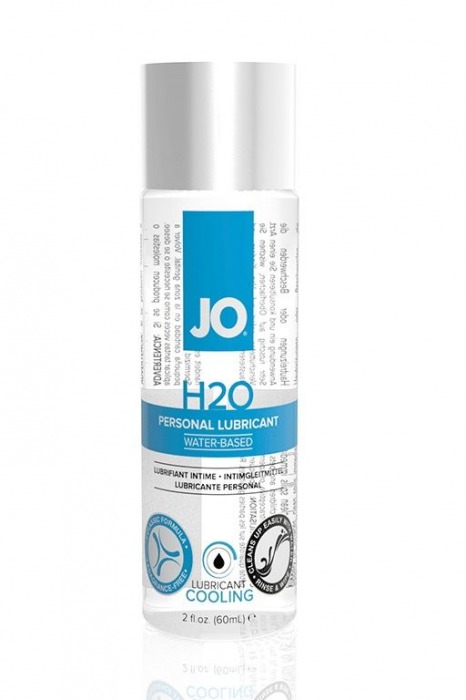 Охлаждающий лубрикант на водной основе JO Personal Lubricant H2O COOLING - 60 мл. - System JO - купить с доставкой в Черкесске