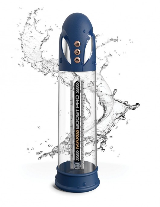 Синяя вакуумная автоматическая помпа Max Boost Pro Flow - Pipedream - в Черкесске купить с доставкой