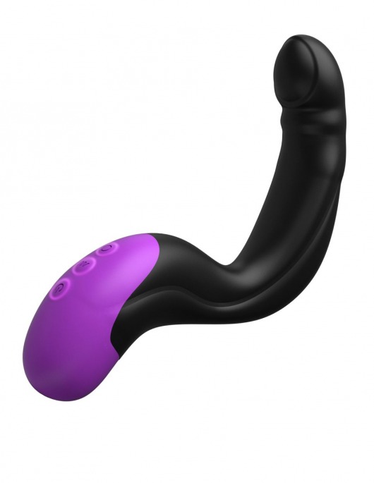 Черно-фиолетовый вибромассажёр простаты Hyper-Pulse P-Spot Massager - Pipedream - в Черкесске купить с доставкой