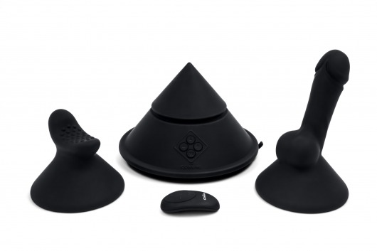 Конусный вибромассажер Cowgirl Cone с 2 насадками - CowGirl - купить с доставкой в Черкесске