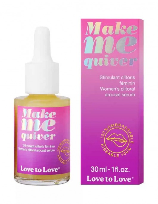 Возбуждающие капли для клитора Make Me Quiver - 30 мл. - Love to Love - купить с доставкой в Черкесске