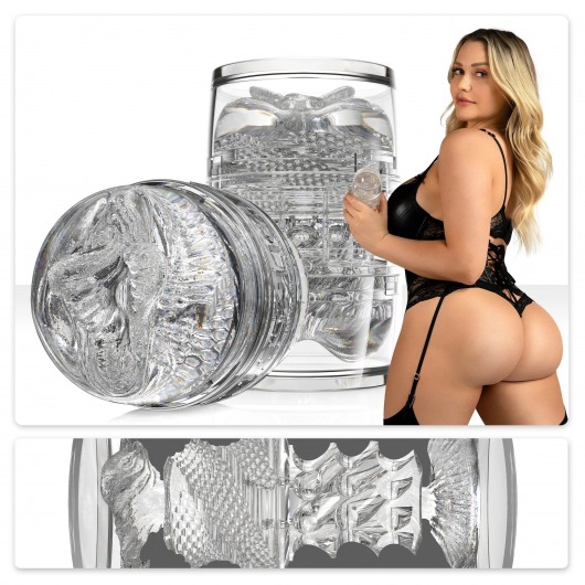 Прозрачный двусторонний мастурбатор Fleshlight Quickshot Mia Malkova - Fleshlight - в Черкесске купить с доставкой