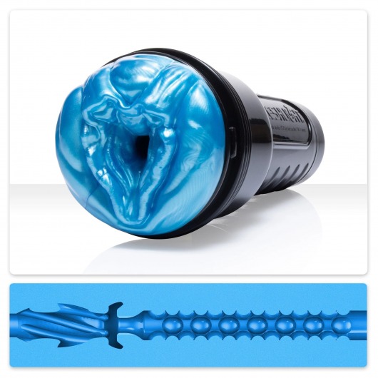 Мастурбатор-вагина Fleshlight Freaks Alien Blue Metallic - Fleshlight - в Черкесске купить с доставкой