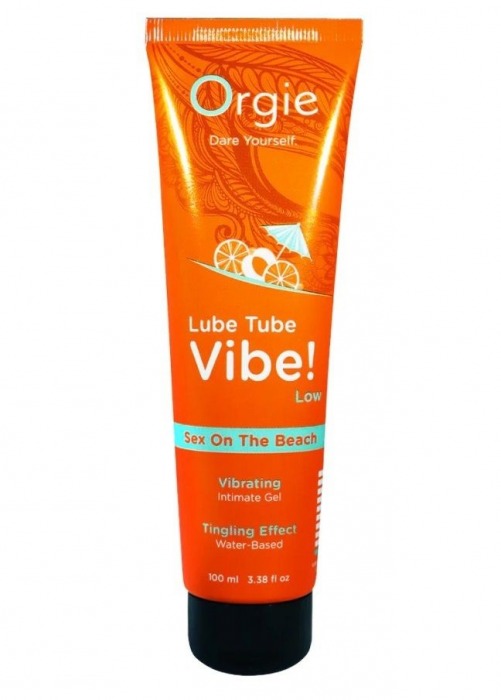 Гель с эффектом вибрации Lube Tube Vibe Low Sex On The Beach - 100 мл. - ORGIE - купить с доставкой в Черкесске