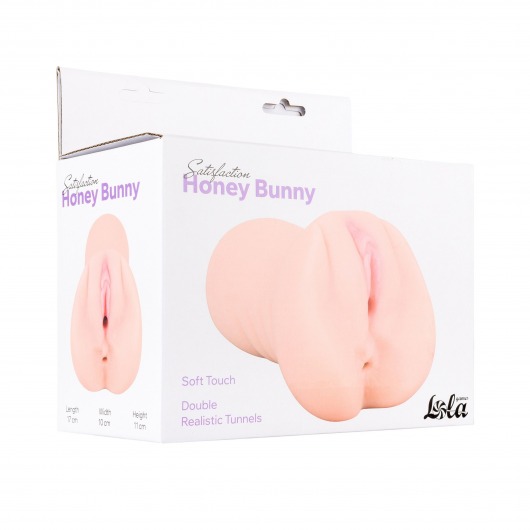 Мастурбатор Honey Bunny - вагина и анус - Lola Games - в Черкесске купить с доставкой