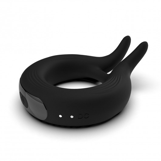 Черное эрекционное кольцо Marry Me Rechargeable Vibrating Cockring - Adrien Lastic - в Черкесске купить с доставкой