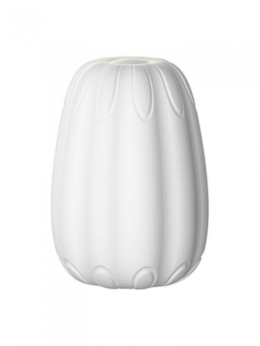 Белый мастурбатор-яйцо Bisedze - LoveStore - в Черкесске купить с доставкой