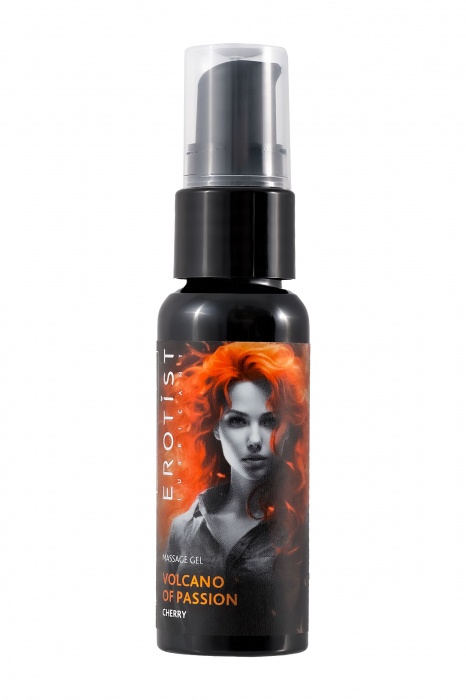 Гель с эффектом вибрации Volcano Of Passion со вкусом вишни - 25 мл. - Erotist Lubricants - купить с доставкой в Черкесске