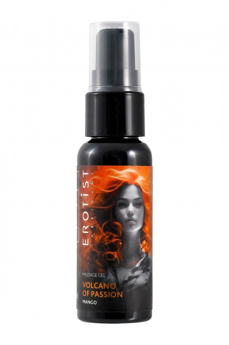 Гель с эффектом вибрации Volcano Of Passion со вкусом манго - 25 мл. - Erotist Lubricants - купить с доставкой в Черкесске