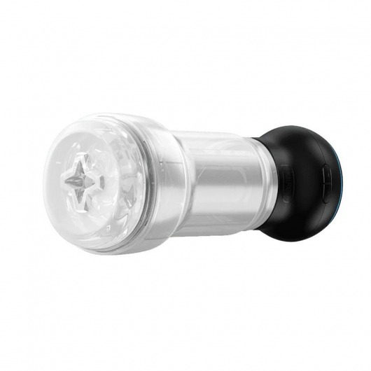Набор PowerBlow   Feel Pocket Stroker Crystal: мастурбатор и интерактивная насадка - Kiiroo - в Черкесске купить с доставкой