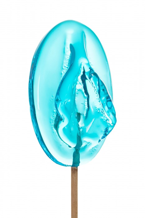 Леденец в форме вагины со вкусом блю кюрасао - 50 гр. - Sosuчki - купить с доставкой в Черкесске