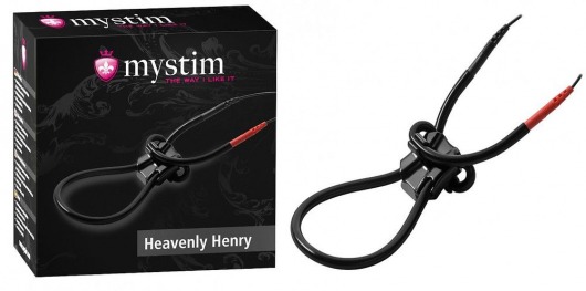 Эрекционное лассо для электростимуляции HEAVENLY HENRY - MyStim - купить с доставкой в Черкесске
