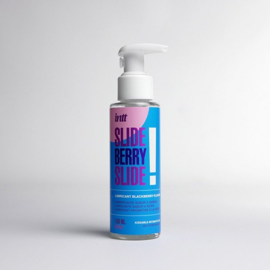 Увлажняющий гель с ароматом ежевики Slide Berry Slide - 100 мл. - INTT - купить с доставкой в Черкесске