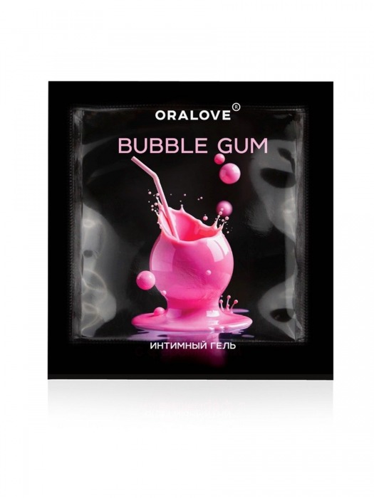 Саше съедобной оральной смазки OraLove с ароматом бабл-гам - 3 гр. - Биоритм - купить с доставкой в Черкесске