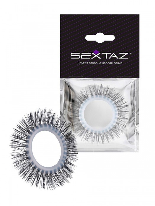 Круглое эрекционное кольцо с длинными «ресничками» - Sextaz - в Черкесске купить с доставкой