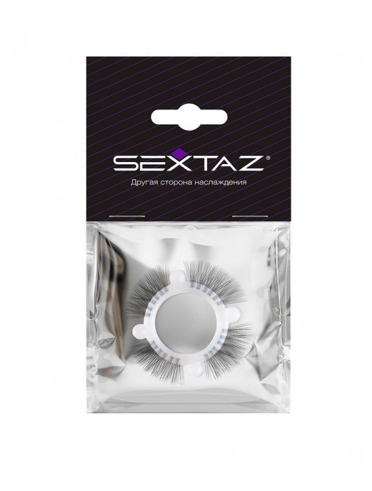 Эластичное кольцо с «ресничками» и 4 шариками - Sextaz - в Черкесске купить с доставкой