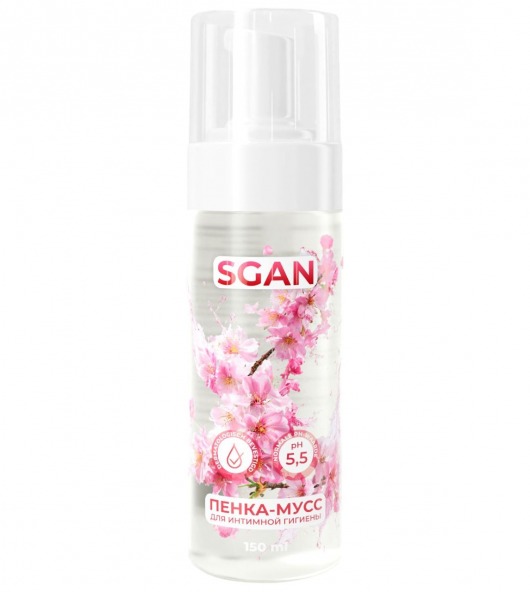 Пенка-мусс для интимной гигиены SGAN с пребиотиками - 150 мл. - SGAN - купить с доставкой в Черкесске