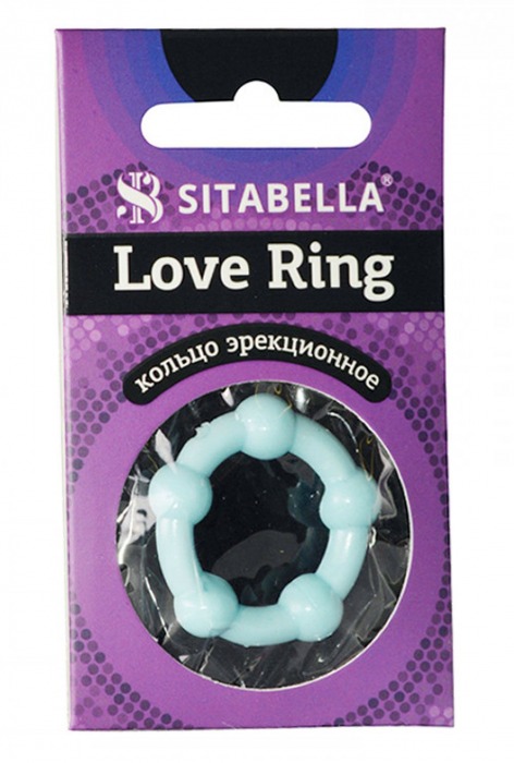 Цветное эрекционное кольцо Love Ring с бусинами - Sitabella - в Черкесске купить с доставкой