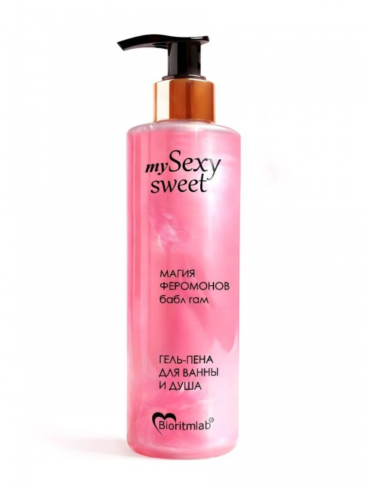 Гель-пена для ванны и душа Sexy Sweet с феромонами и ароматом бабл-гам - 200 мл. -  - Магазин феромонов в Черкесске