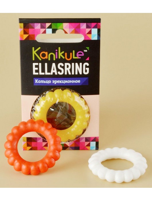 Цветное рельефное эрекционное кольцо Ellasring - Sitabella - в Черкесске купить с доставкой